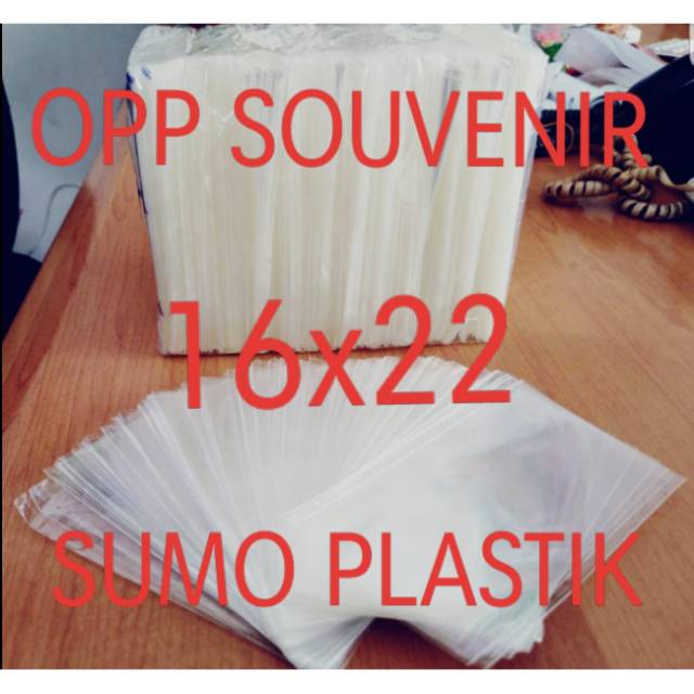 

PLASTIK OPP SOUVENIR 250 GRAM 16x22