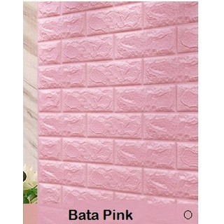 WALLPAPER 3D FOAM MODEL BATU BATA Uk 70 x 77cm TERMURAH GROSIRAN wall sticker interior