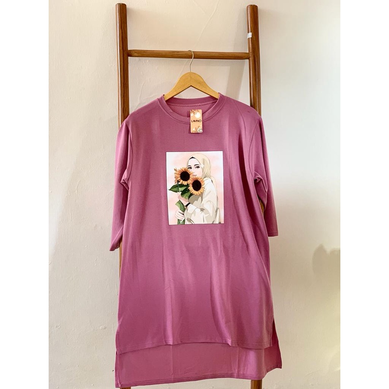 BAJU KAOS WANITA DEWASA BLUS JUMBO OVERSIZE// BAJU KAOS IMPORT PRINT// BAJU KAOS DISTRO TRAND JAMAN SEKARANG//KAOS OVERSIZE BASIC TOP //KAOS BIG SIZE// ATASAN BASIC OVERSIZE TOP KAOS JUMBO POLOS WANITA HIJAB LENGAN 7/8// LONGTUNIK JUMBO