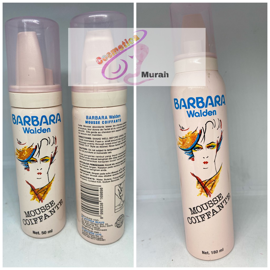 barbara mousse foam || hair spray barbara walden || barbara hair foam