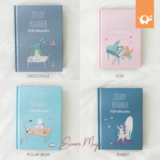 My favorite Animal Study Planner Buku Agenda Motif Hewan  