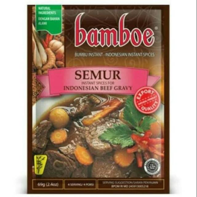 

Bamboe bumbu semur 69gr