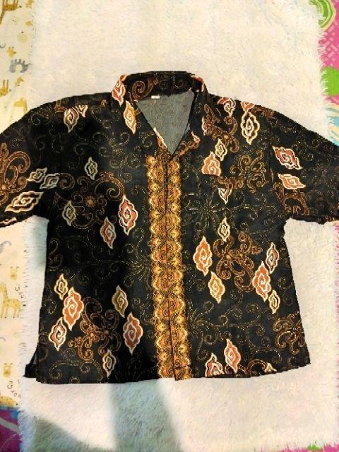 Real Pict!!! Kemeja Batik Anak Motif Mega Mendung