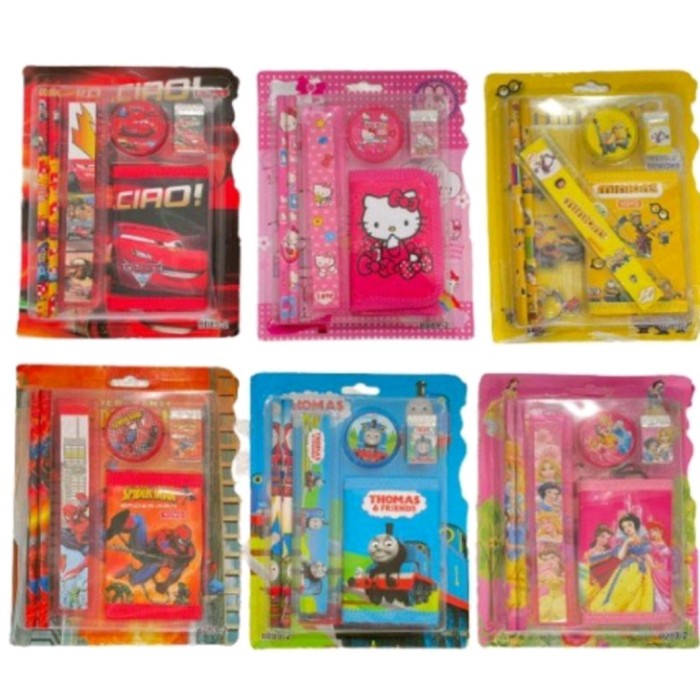 

Star Paket Alat Tulis + Dompet 6In1 Karateker Set Alat Tulis Sekolah 8089-2 Gilaa!!!