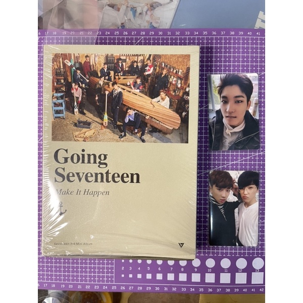 Album going seventeen pc photocard wonwoo hoshi minghao the 8