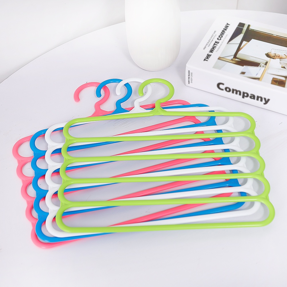 Rak Pengering Pakaian / Syal / Ikat Pinggang / Celana Panjang Multifungsi Bahan Plastik Anti slip