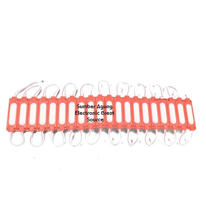 Module LED COB Warna Merah MS408 Mitsuyama DC 12V Terang Untuk Mobil