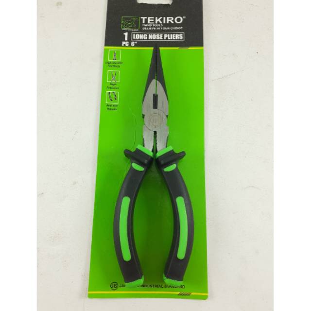 Tekiro Tang Lancip 6 Inch  Long Nose Pliers 6&quot; Tang Cucut