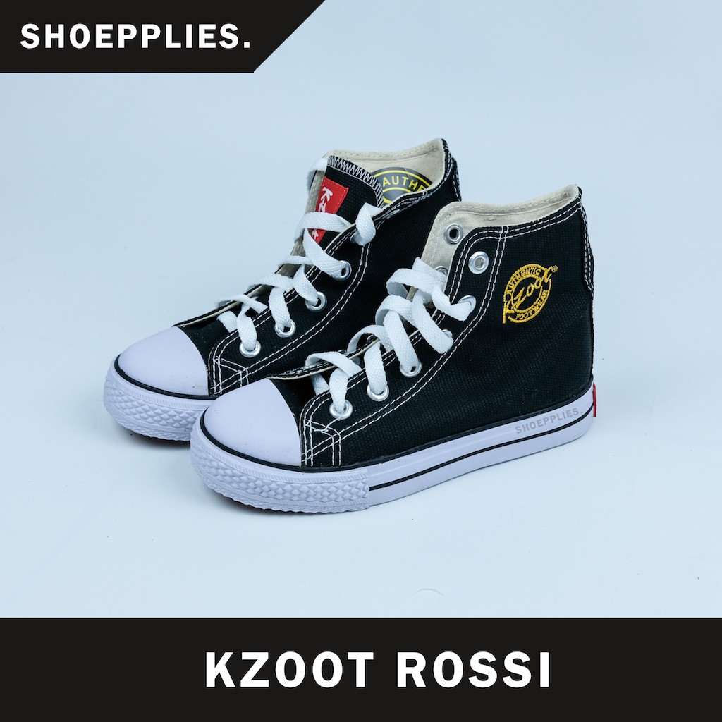 SEPATU K-ZOOT ROSSI B/W - SEPATU SEKOLAH