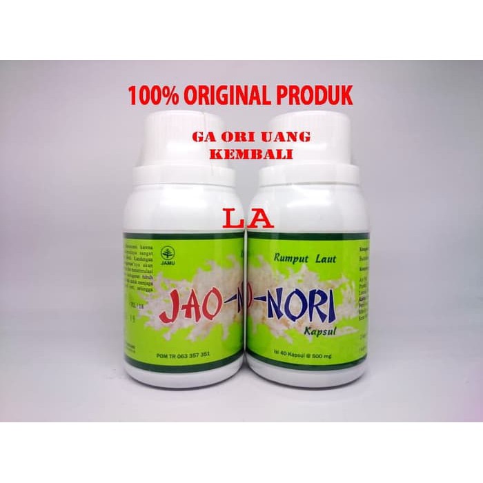 Madu Diet - Obat-Obatan - Obat Herbal Jao Nori Rumput Laut Kapsul Suplemen Herbal Untuk Tubuh