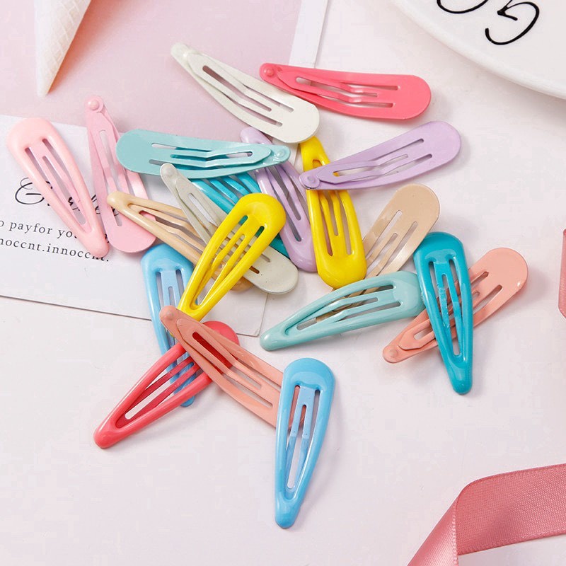 Jepit Fashion Korea Polos Warna Warni / Hairpin Korea