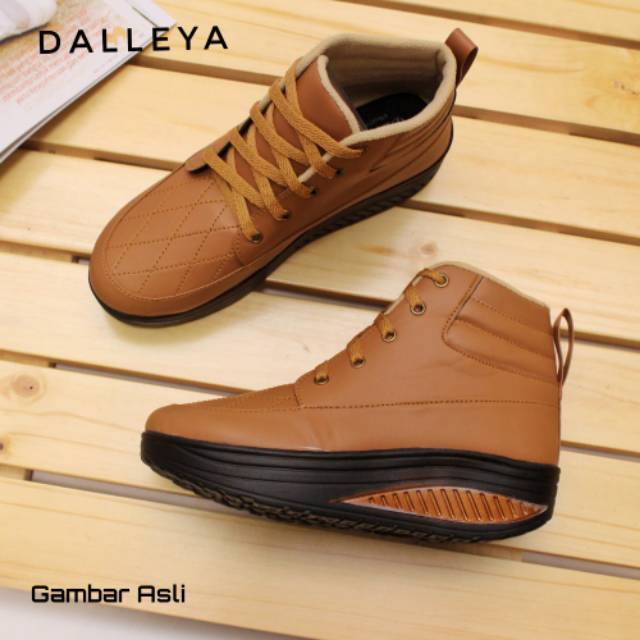 Lilyshoes DUNHILL - Dalleya sepatu Boot wanita real pict