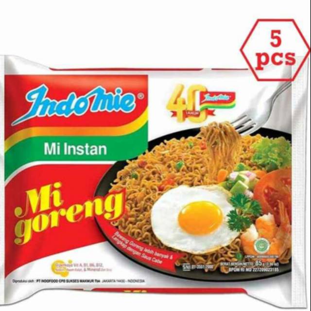 

Indomie goreng 5pcs