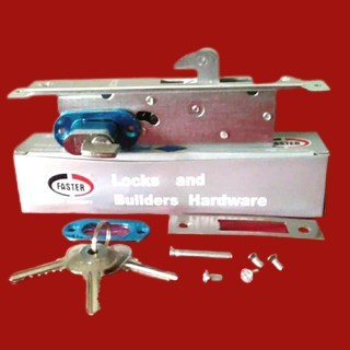 KUNCI PINTU SLIDING KAIT 4123 DENGAN SILENDER KUNCI KNOB