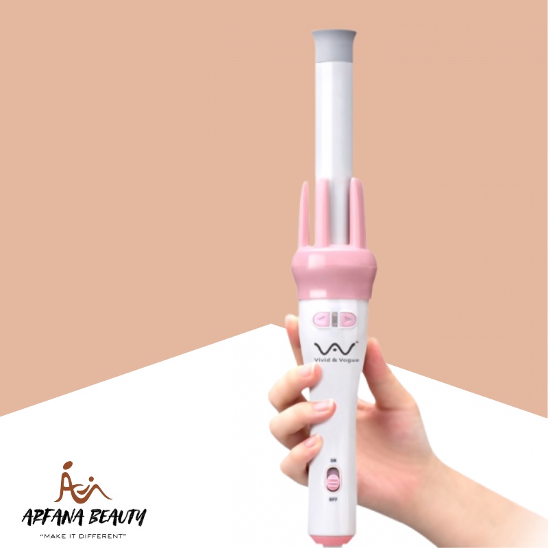 Catok Keriting Vivido &amp; Vogue Magic Automatic Hair Curler Catokan Keriting Rambut Catok Curly