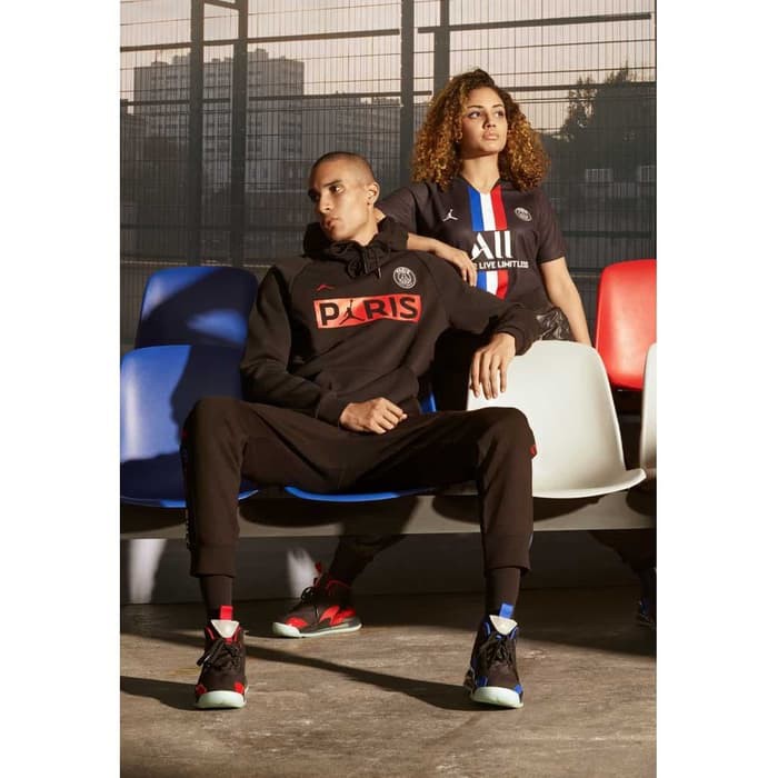 Jaket Jumper / Hoodie   Psg Air Jordan Paris Saint Fourth 2021