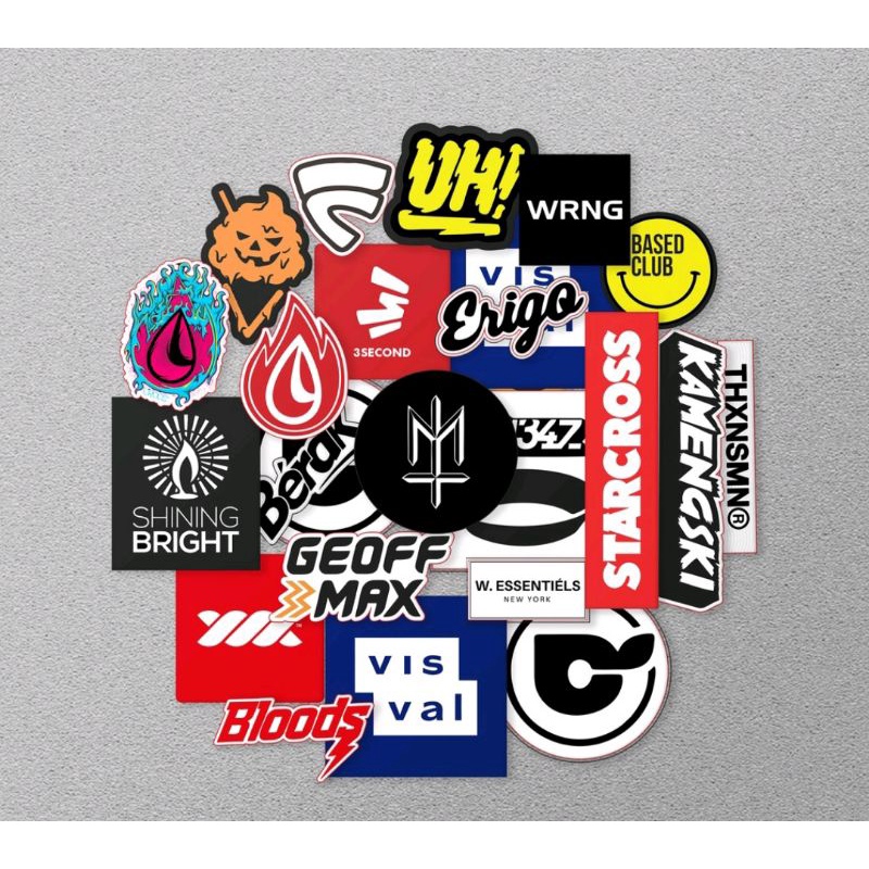 Stiker All brand serba bisa isi 20 buah