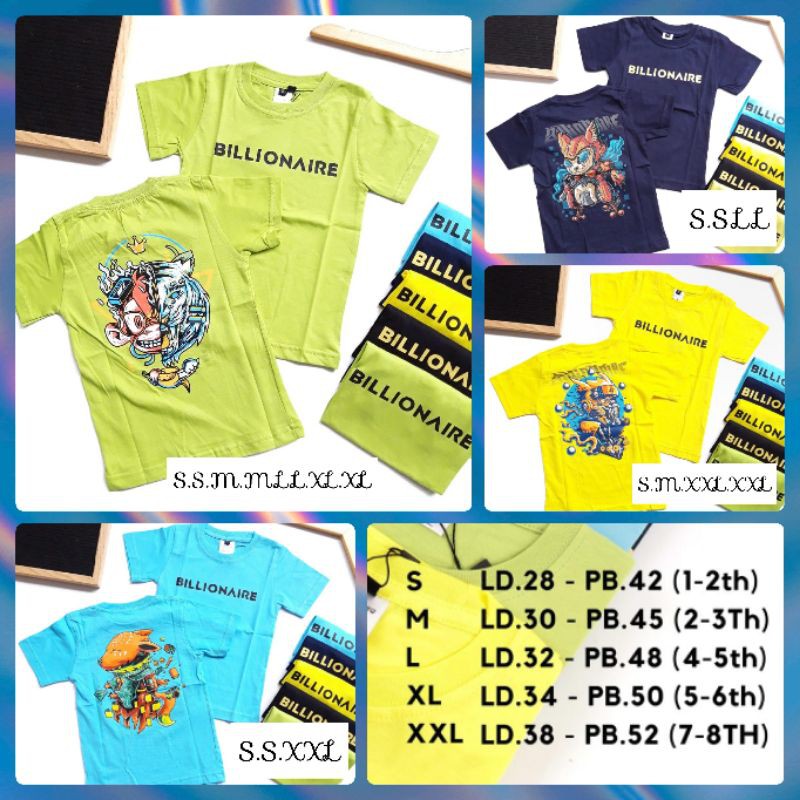 Kaos Anak Billionaire