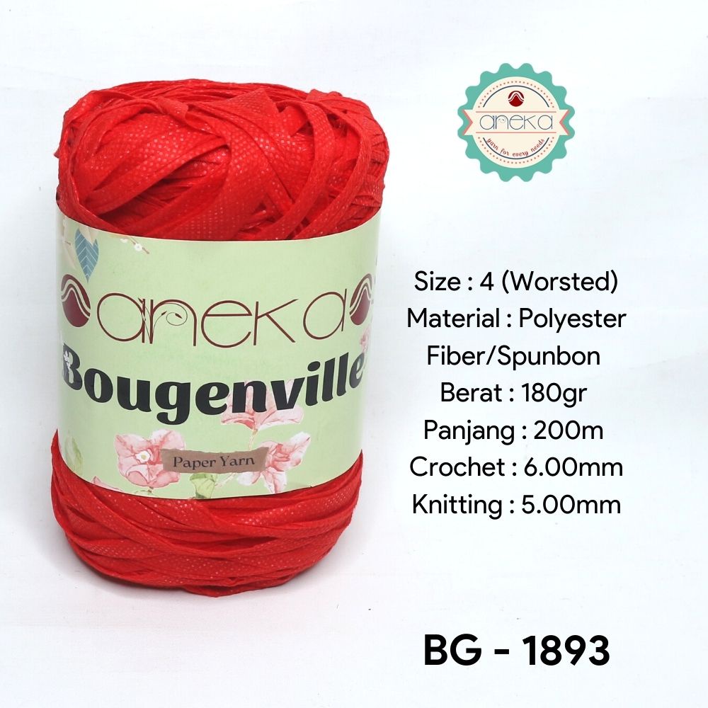 Benang Rajut Bougenville / Rattan / Paper Yarn - 1893