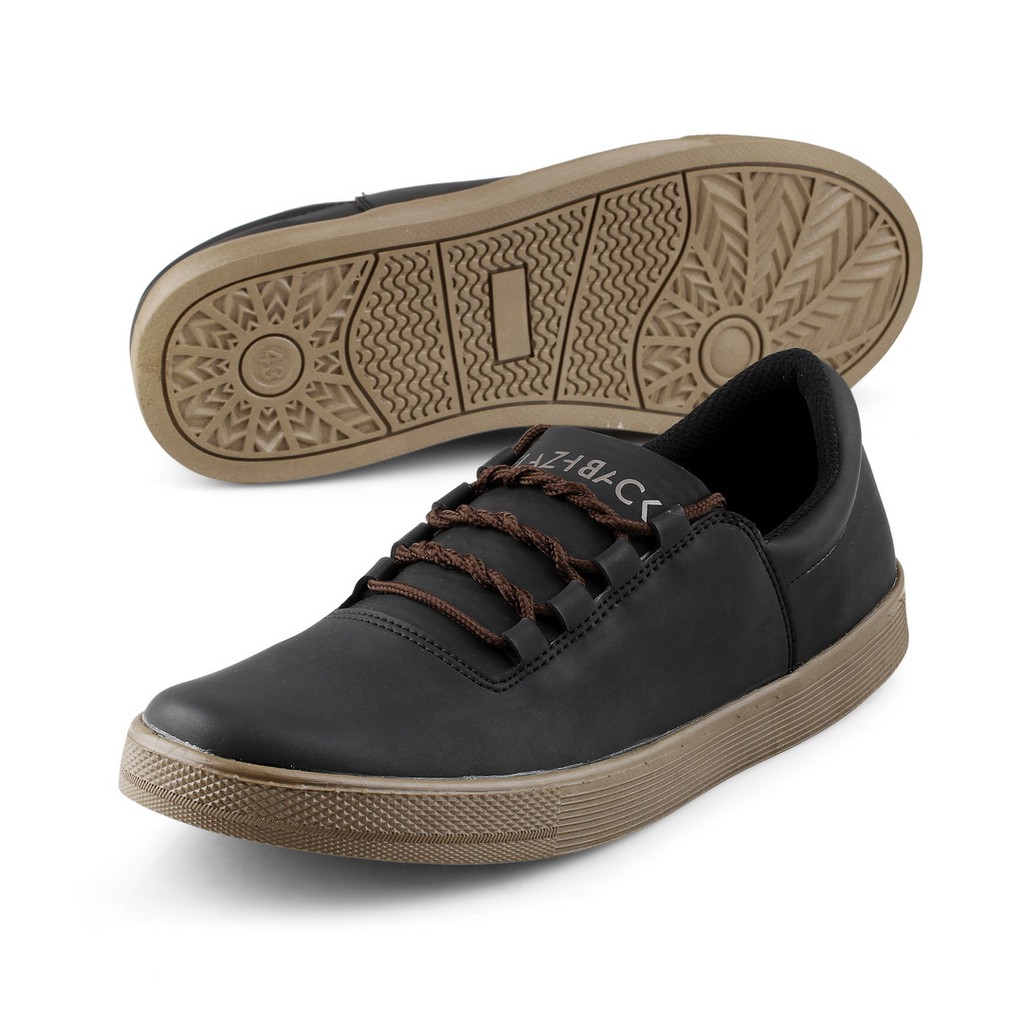 Sepatu Sneakers Pria Kasual Sneaker Nitro Black