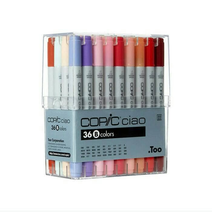 

COPIC CIAO MARKER SET B 36 COLOURS