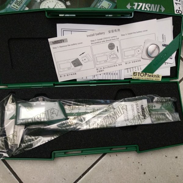 

Terbaru Penggaris Sigmat Jangka sorong Digital Vernier Caliper Digital Insize 6 in 150mm Special