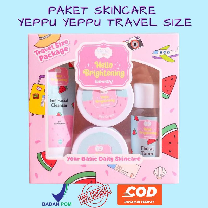 [READY] PAKET SKINCARE YEPPU YEPPU TRAVEL SIZE