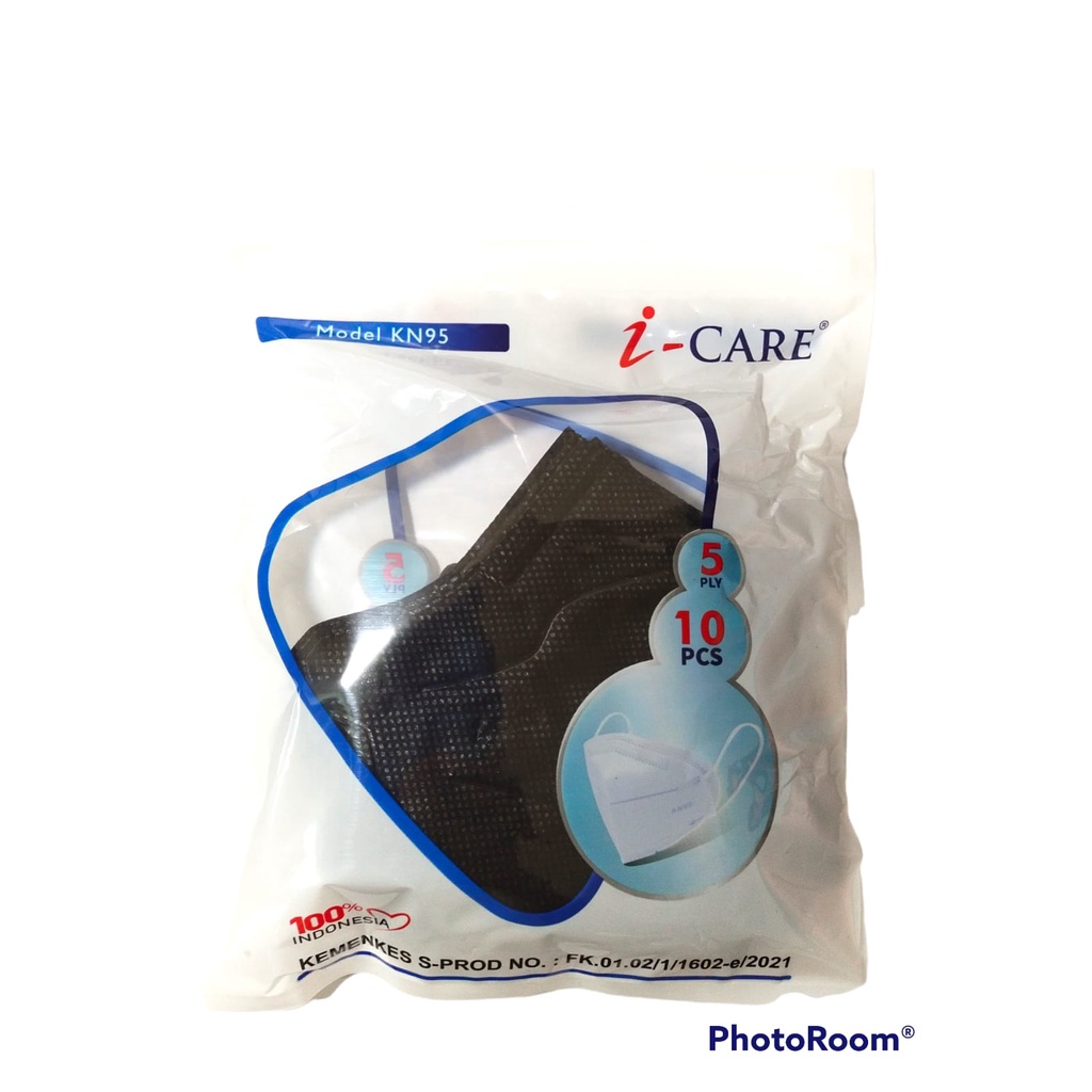 Masker KN95 Pro Sachet iCARE Chasa 5ply Premium Quality isi 10pc Kemenkes