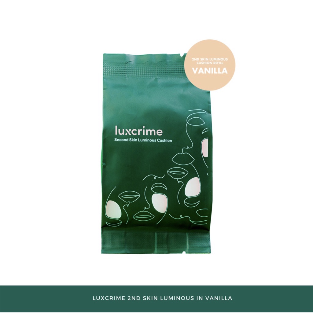 Luxcrime Second Skin Luminious Cushion Refill Vanilla