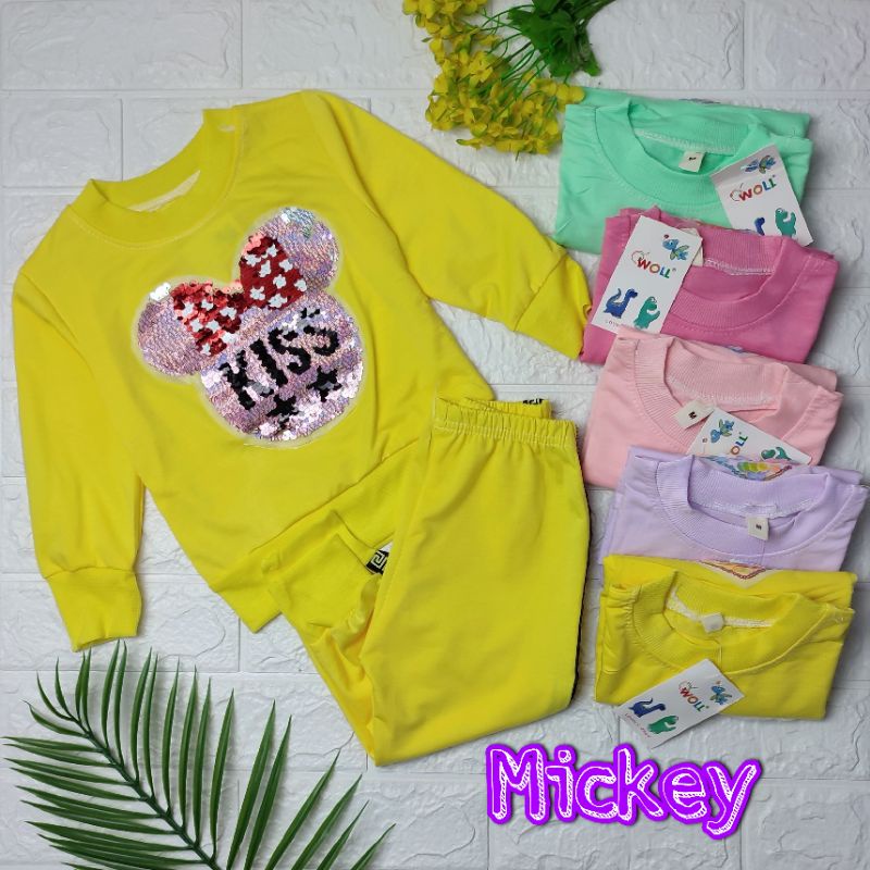 Setelan Sweater Anak Perempuan Import 2-5 Tahun