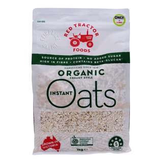 

Red Tractor Foods Instant Oats - Organic Creamy Style 1Kg