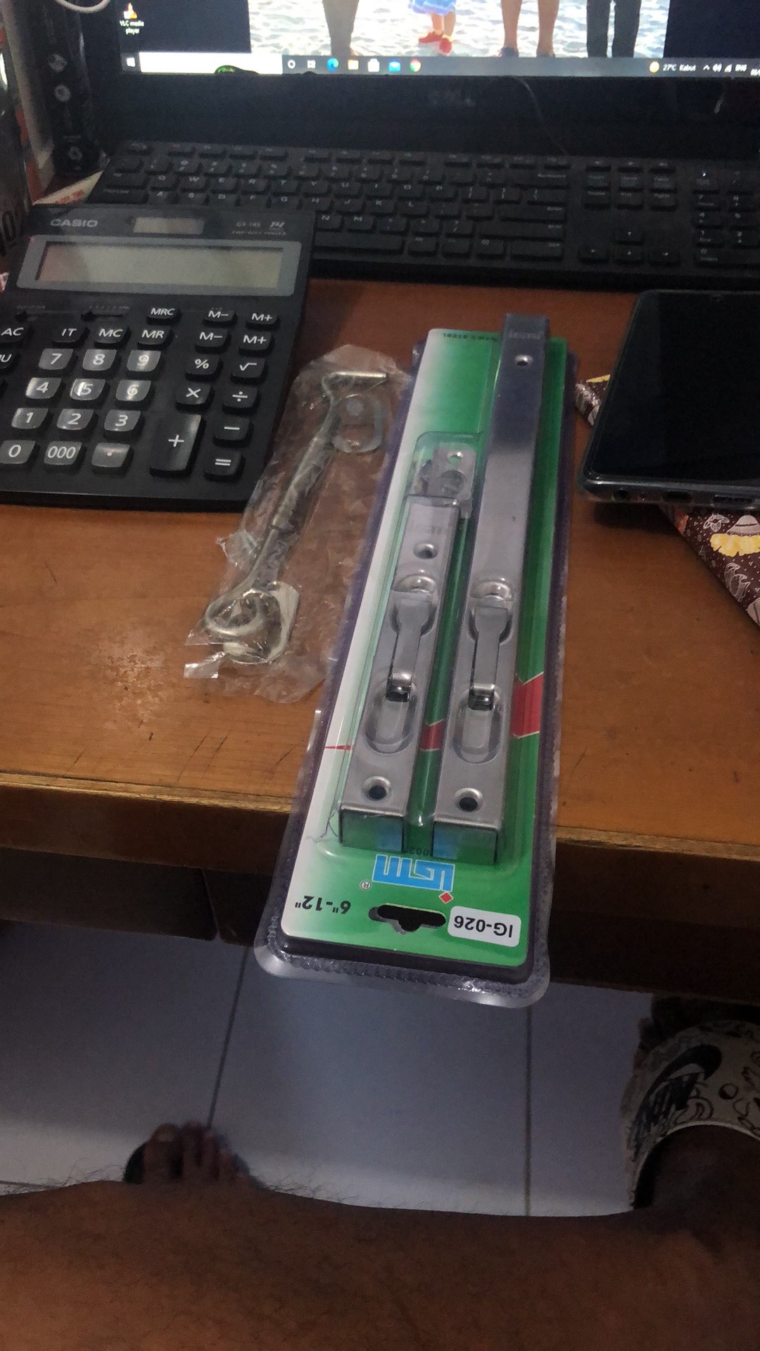 Grendel Tanam / Slot Pintu / 30cm / Flushbolt