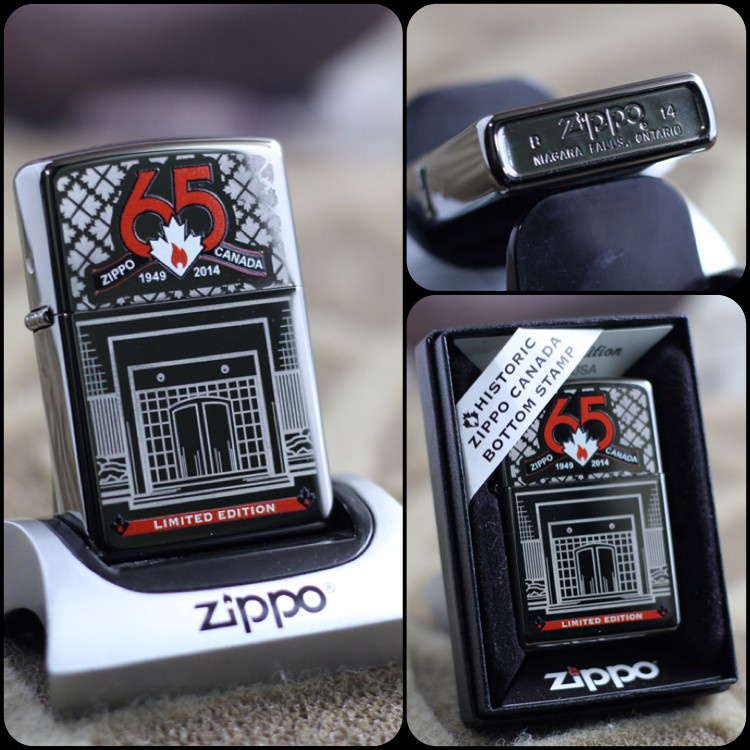 Zippo Original Canada 65000 Limited edition bottom stamp Niagara Falls