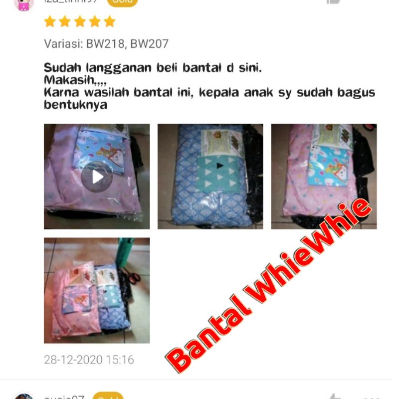 Bantal Bayi Anti Peyang Kulit Kacang Hijau