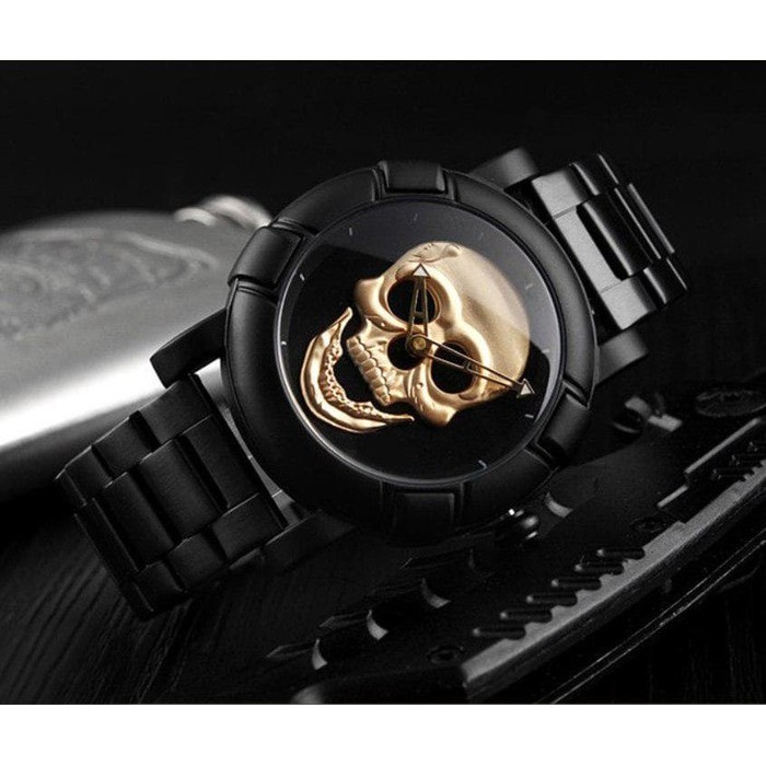 METAL SKELETON WATCH