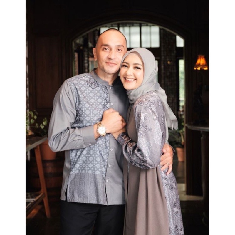 Baju Koko Dewasa Sarimbit Mailera Men Elzatta Hijab Ori Diskon