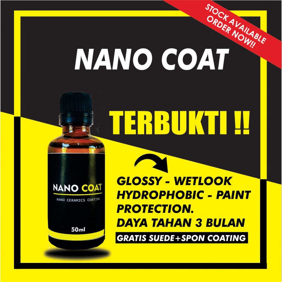 NANO CERAMIC COATING - NANO COATING - PENGKILAP BODY MOBIL MOTOR
