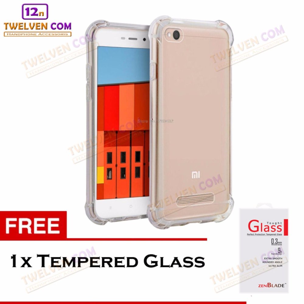 [FLASH SALE] Case Anti Crack Anti Shock Softcase Xiaomi Redmi 4a - Free Tempered Glass