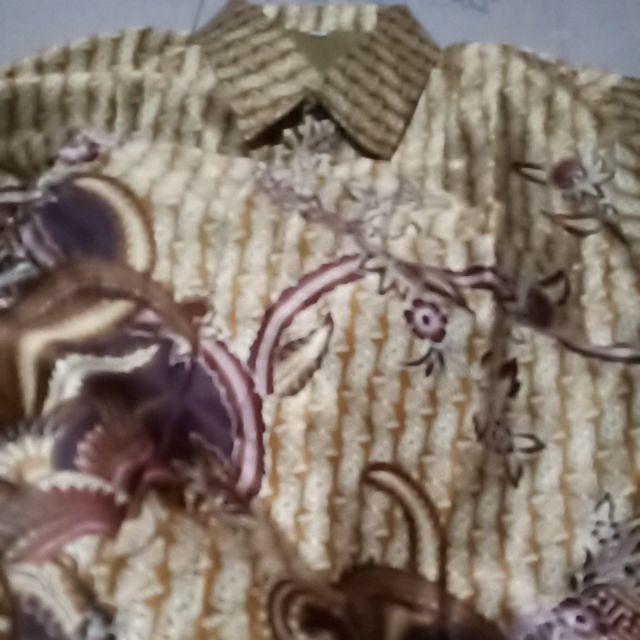 Kemeja Batik Semi Sutera Kemeja Batik Semisutra Ori Silky Premium Berpuring