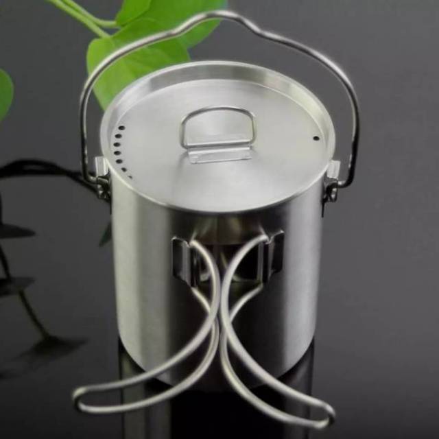 Mug Cup Pot Camping Hiking 700Ml Cooking Set Kait Gantung Bushcraft not Toaks Titanium Ultralight