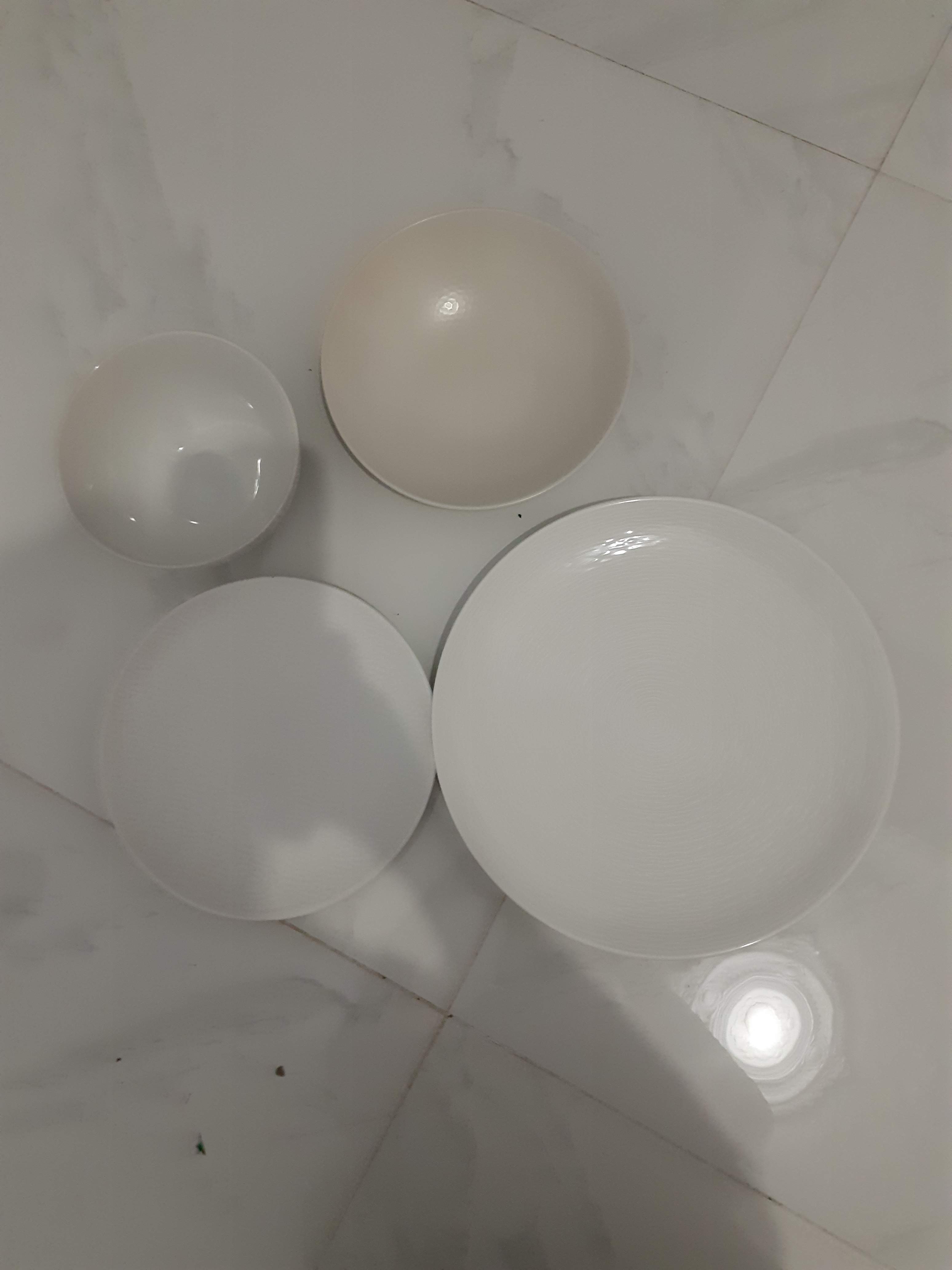 00382 Piring Salad - Piring Saji - Piring Keramik Motif - Sz 21 - 01-04