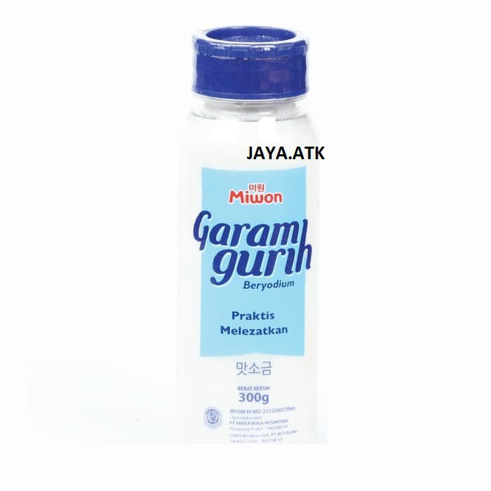 GARAM MIWON GARAM GURIH 300 GRAM BOTOL BERYODIUM KITCHEN SALT