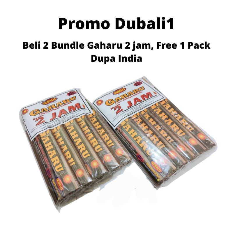 Promo Dubali1 Beli 2 Bundle Gaharu 2 Jam Free 1 Pack Dupa India