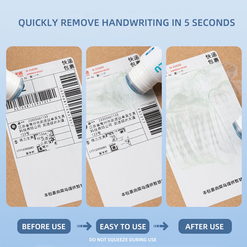 10/20 ml Thermal Paper Print Information Remove Fluid