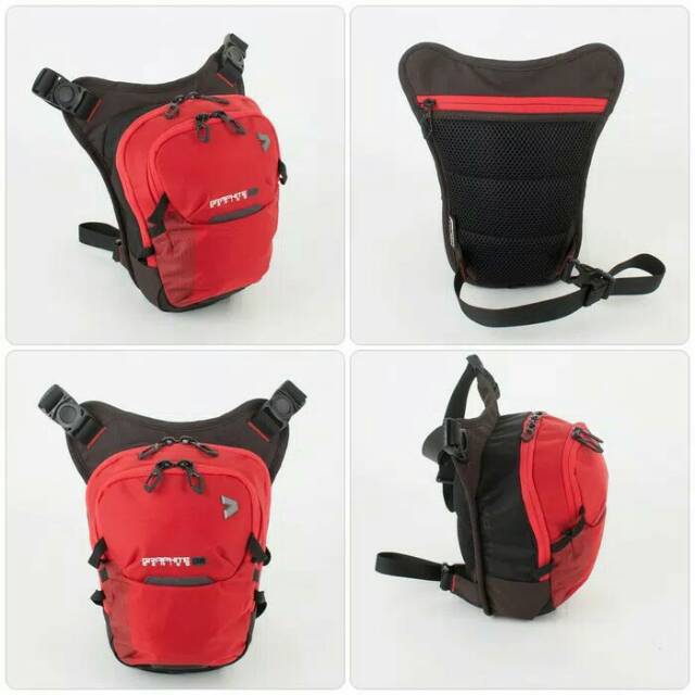 Tas selempang tas pinggang paha Kalibre Graphite 08 920458