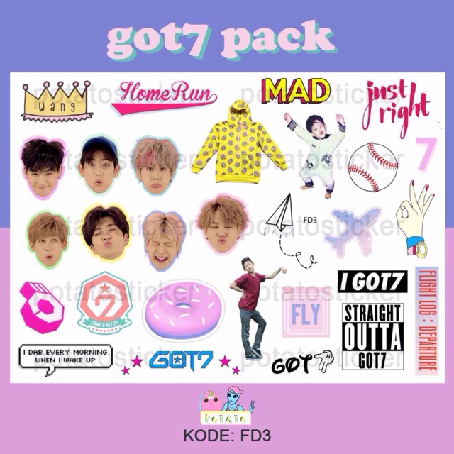 

got7 pack - sticker tumblr kpop