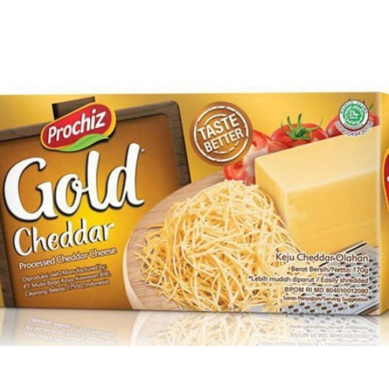 

Keju Cheddar Prochiz Gold 170g