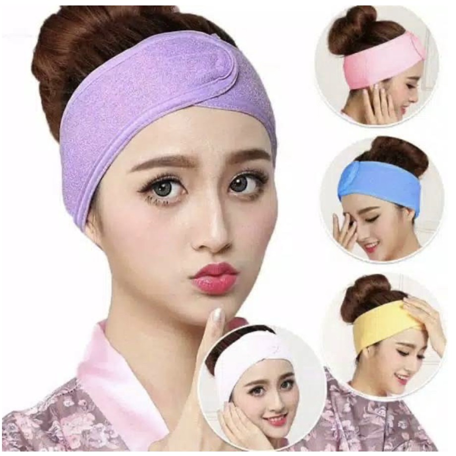 FACIAL HEADBAND BANDO MANDI / Bandana Mandi headband make up