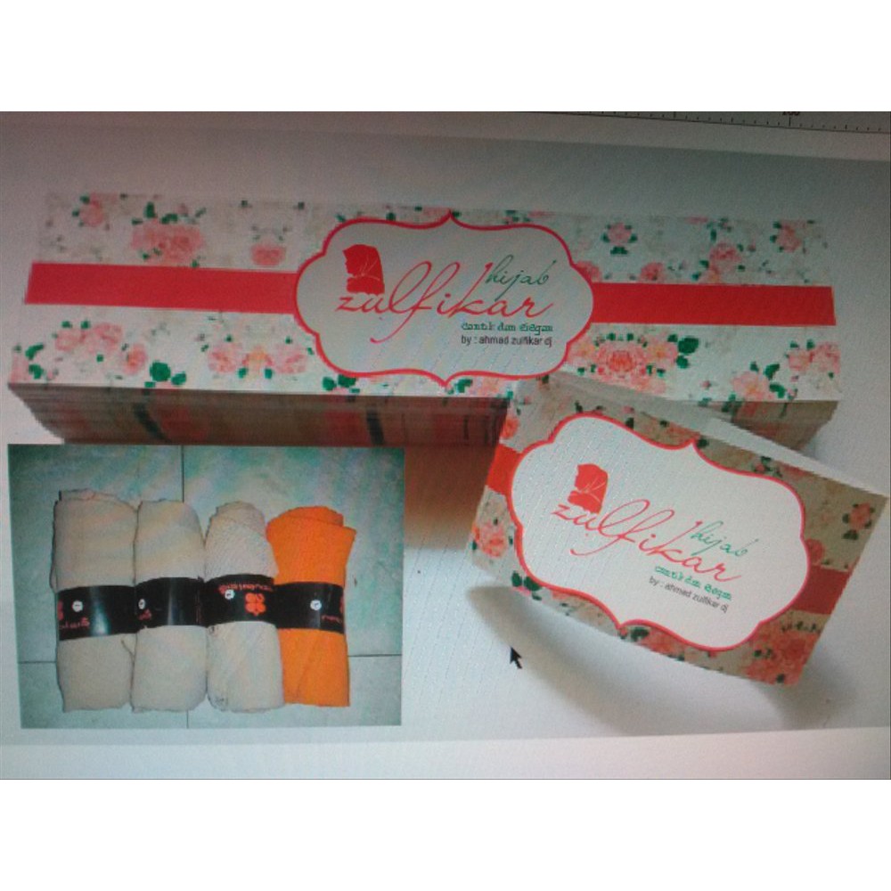 Label Pengikat Kerudung dan Kaos Kaki Full Color Art Paper-3