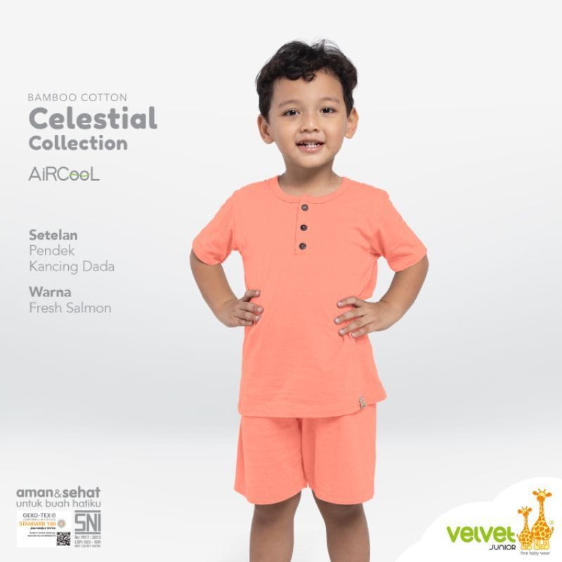 Velvet Junior Celestial 1 pcs setelan pendek